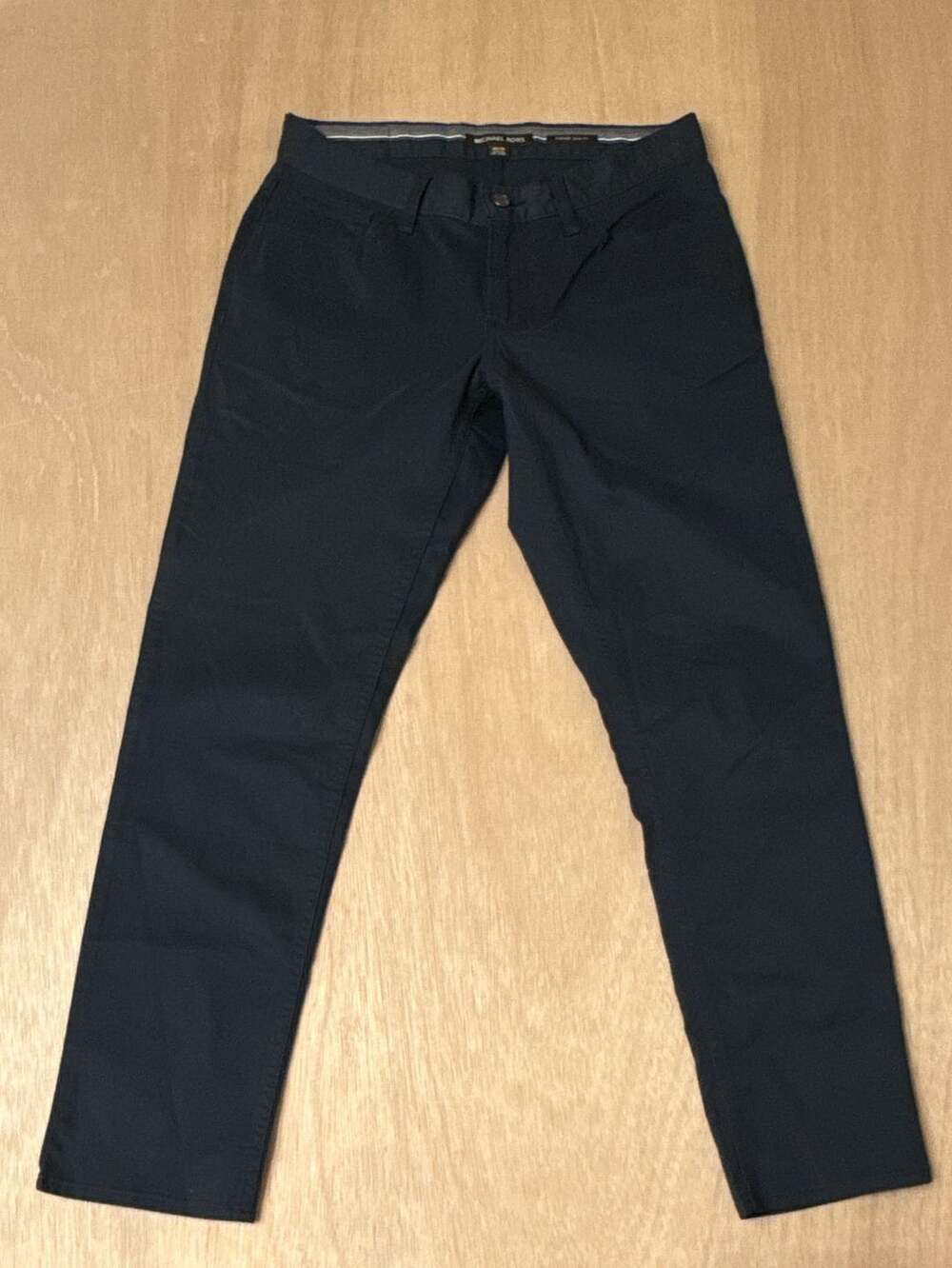 Michael Kors Men's Parker Slim Fit Pants Navy Size 30/30